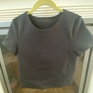 Women’s Black Athletic lululemon  Scuba Crop Top